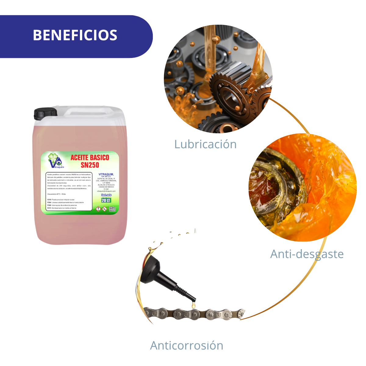 ACEITE BASICO SN250 20L app