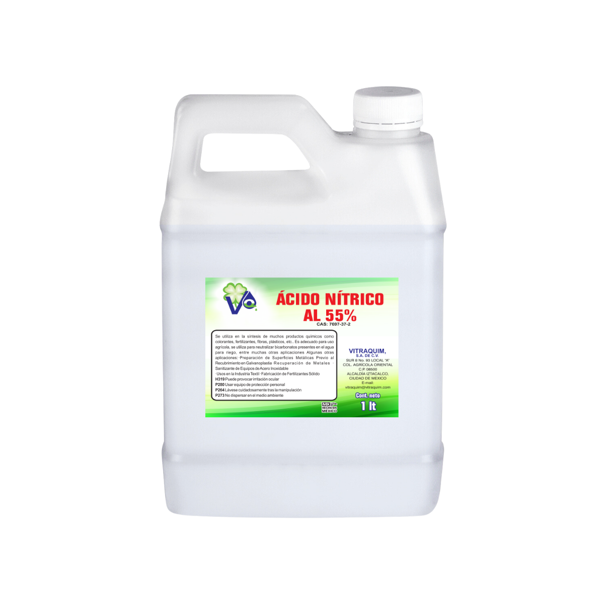 1l Acid Nitrico Al 55% Materias Primas
