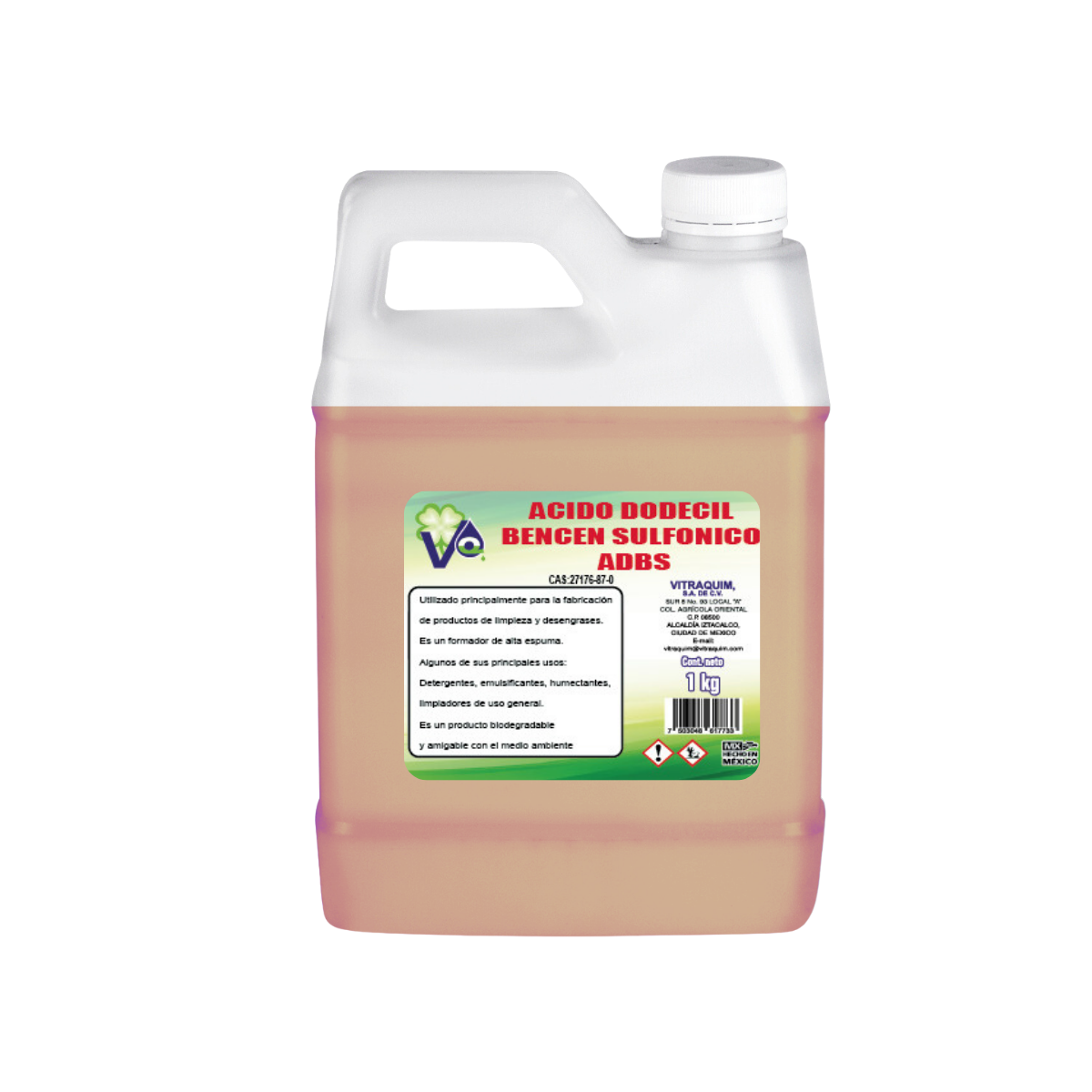 ADBS Acido Dodecil Bencen Sulfonico 1kg