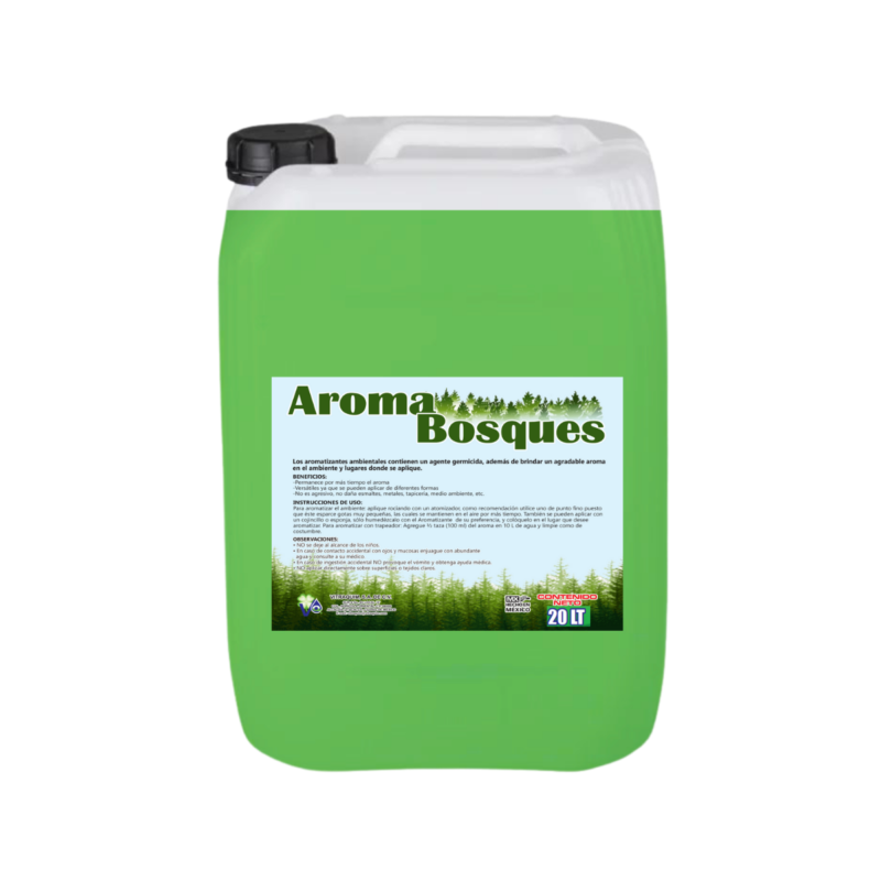 Aroma Bosques Fragancia Base Agua 20 Litro Vitraquim Hogar