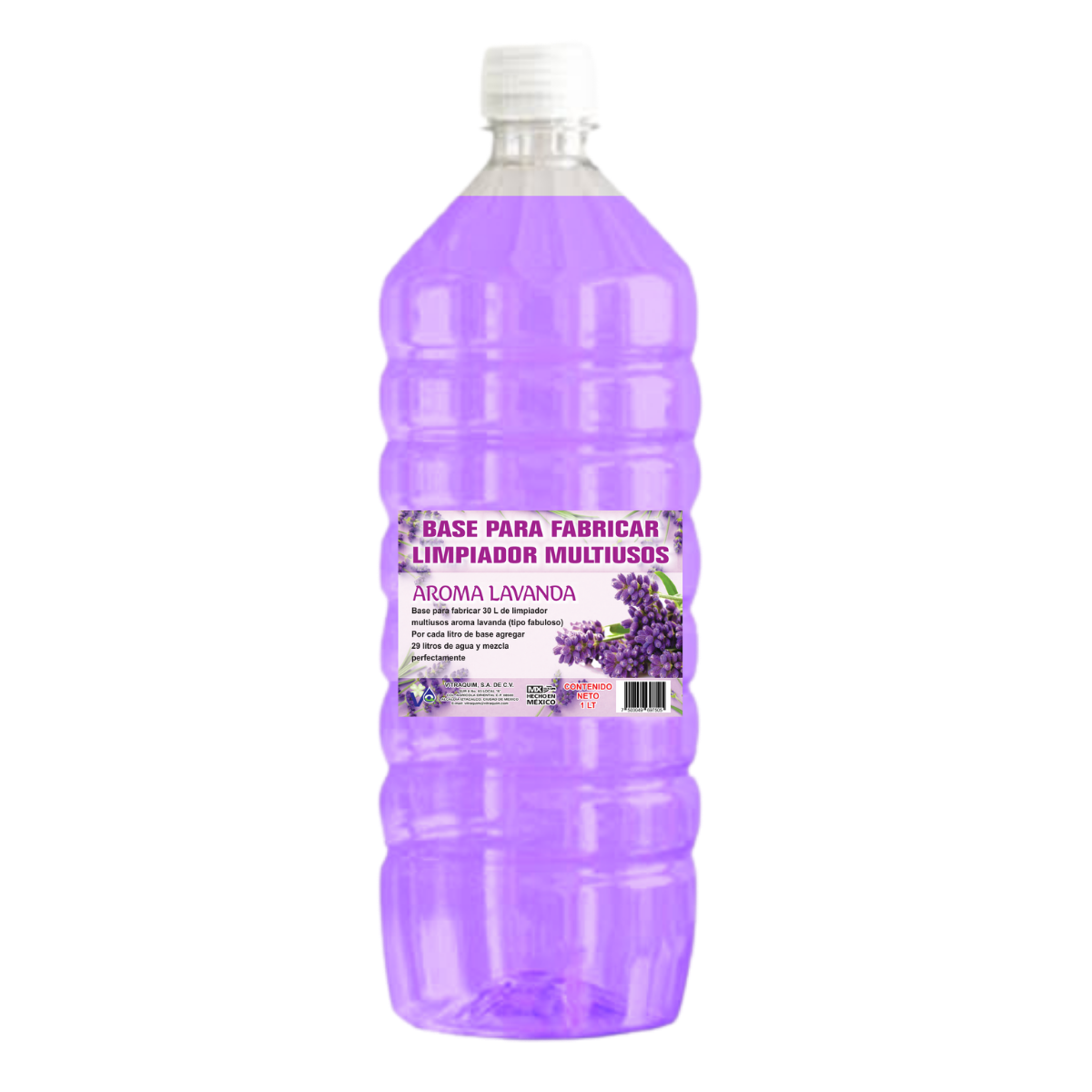 Vitraquim Base P/ Limpiador Multiusos Aroma Lavanda 1l Botella
