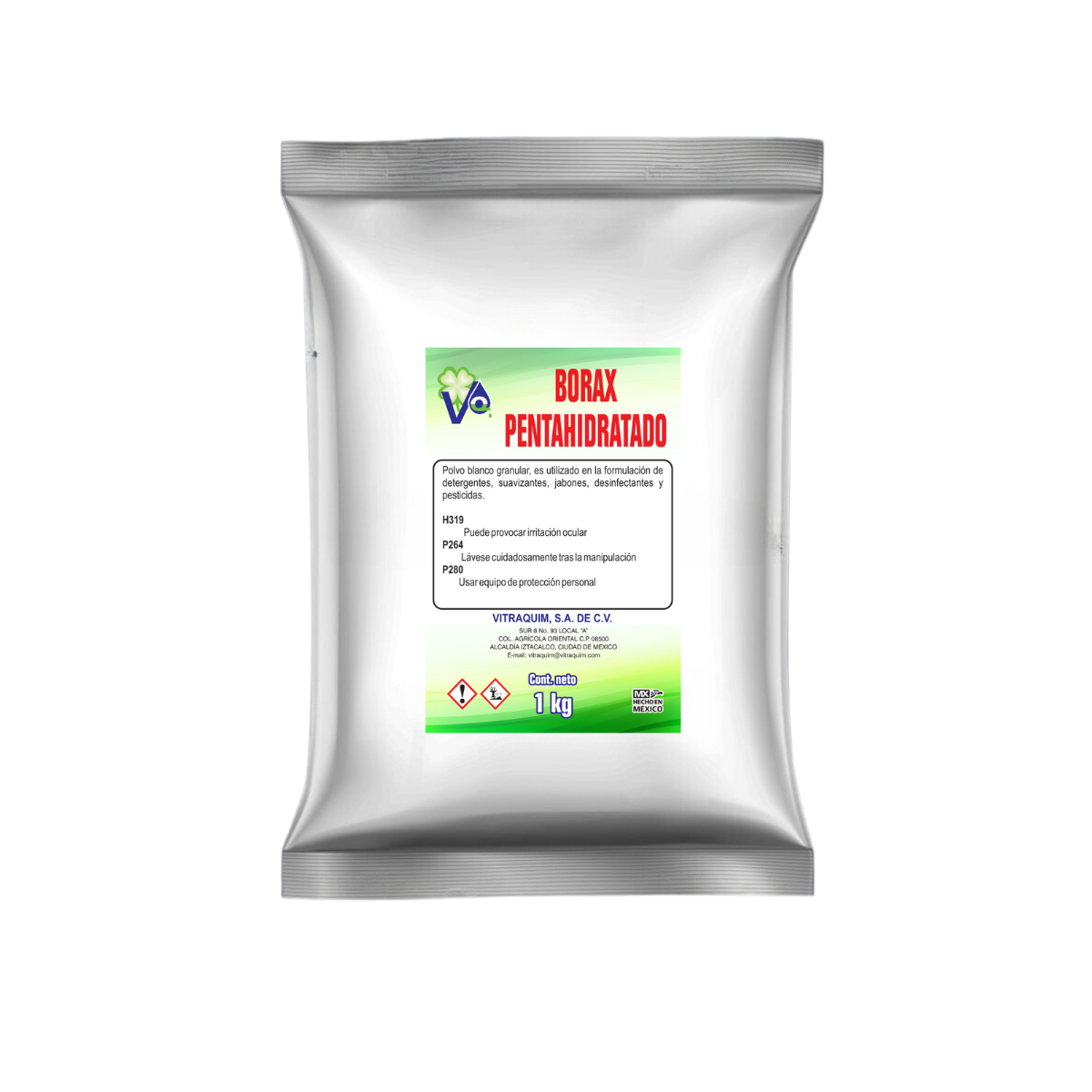 Borax Pentahidratado Vitraquim 1 Kg