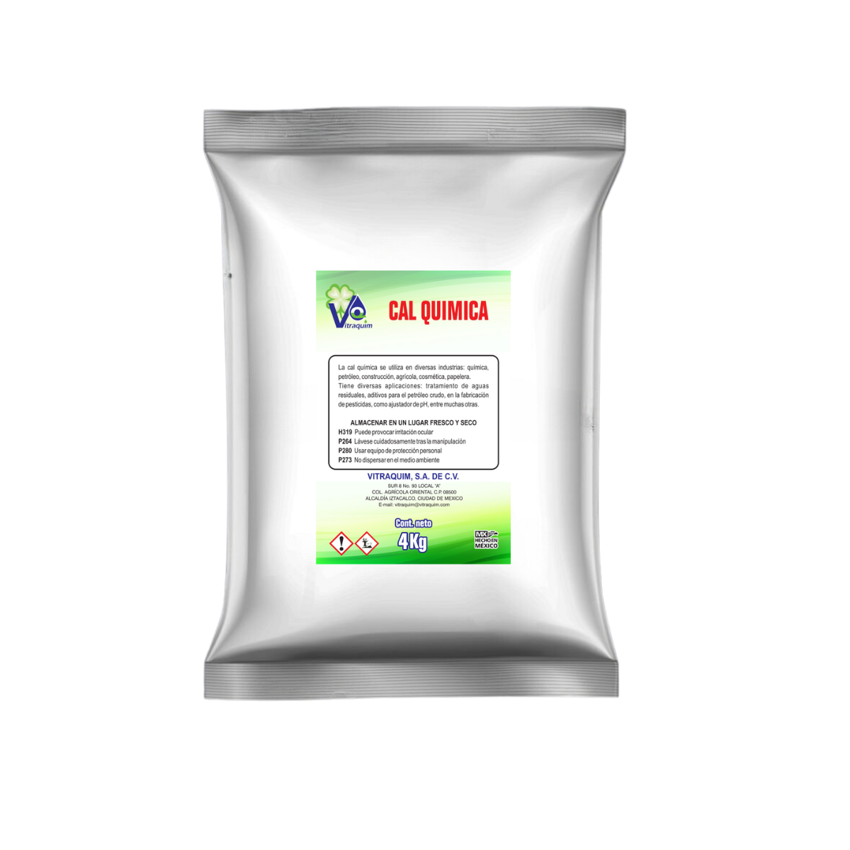 Cal Quimica Vitraquim 4 Kg