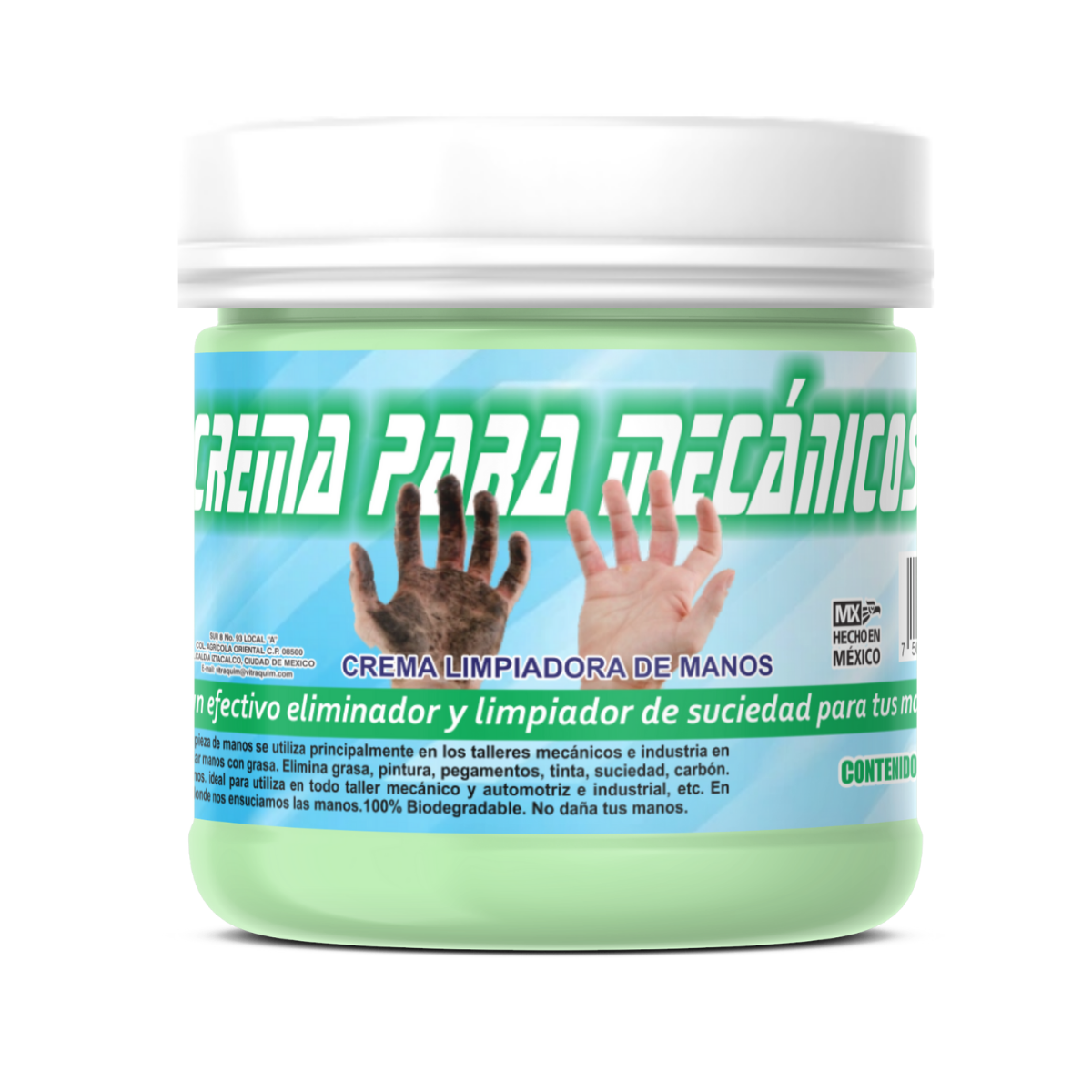 Crema Desengrasante Para Manos Mecanicos 1k Vitraquim