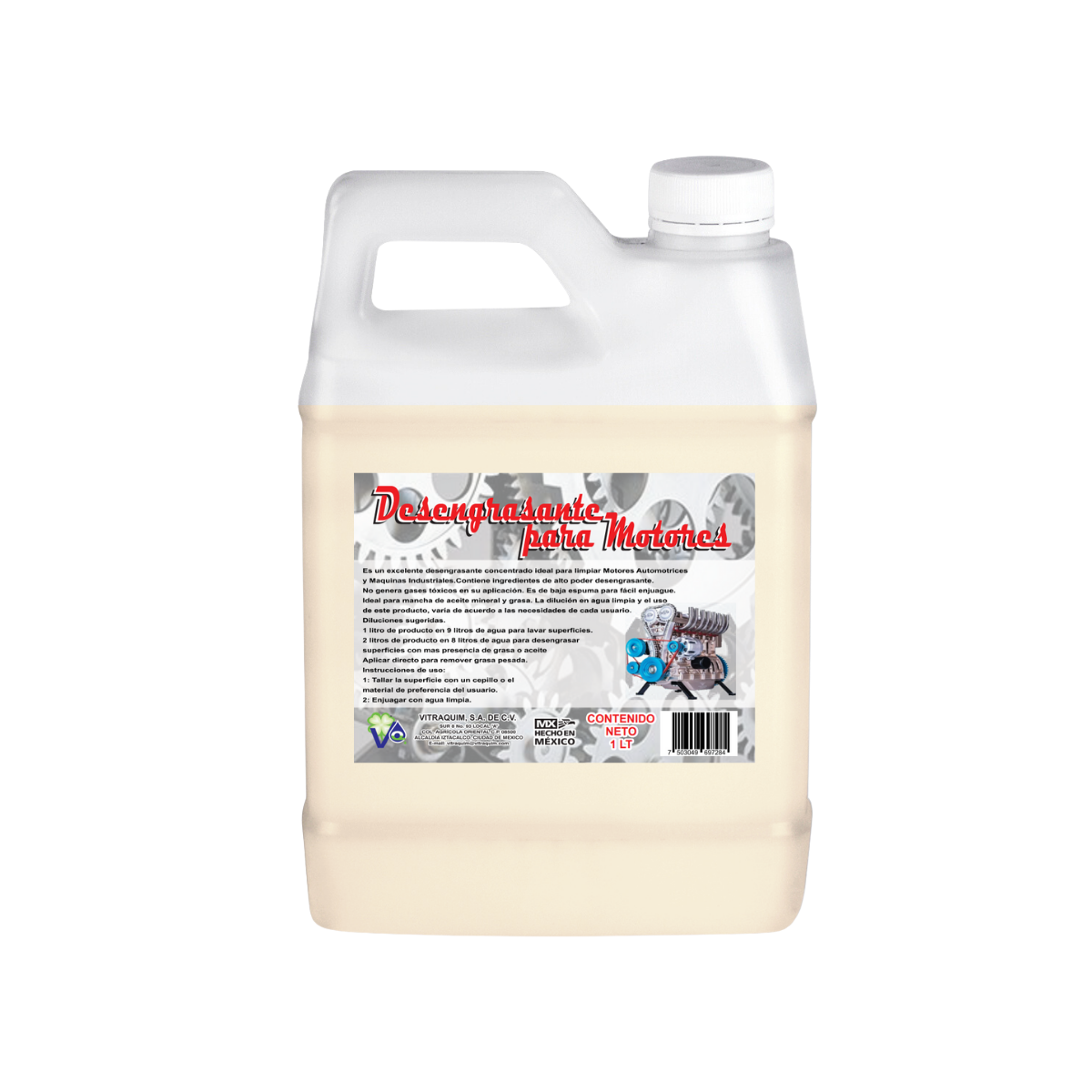 Limpiador Quita Grasa Para Motor 1l