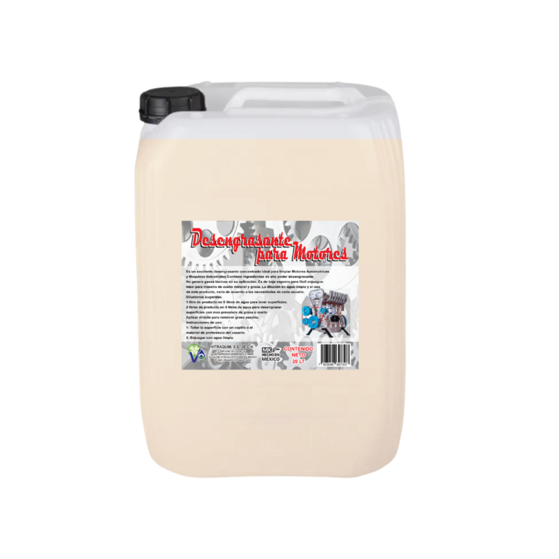 Limpiador Quita Grasa Para Motor 20L