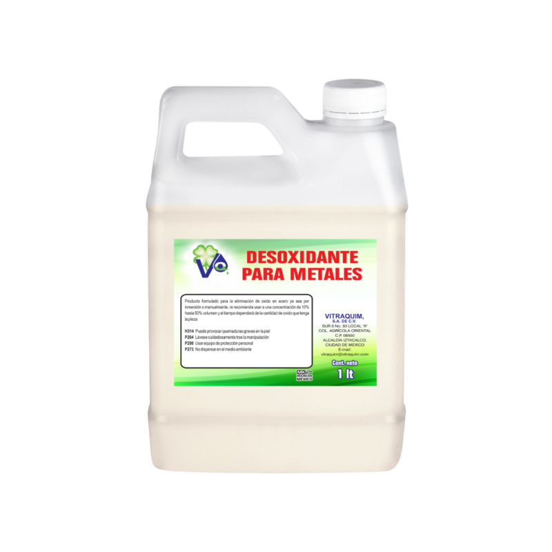 Desoxidante Para Metales 1 Litro Quita Oxido Industria