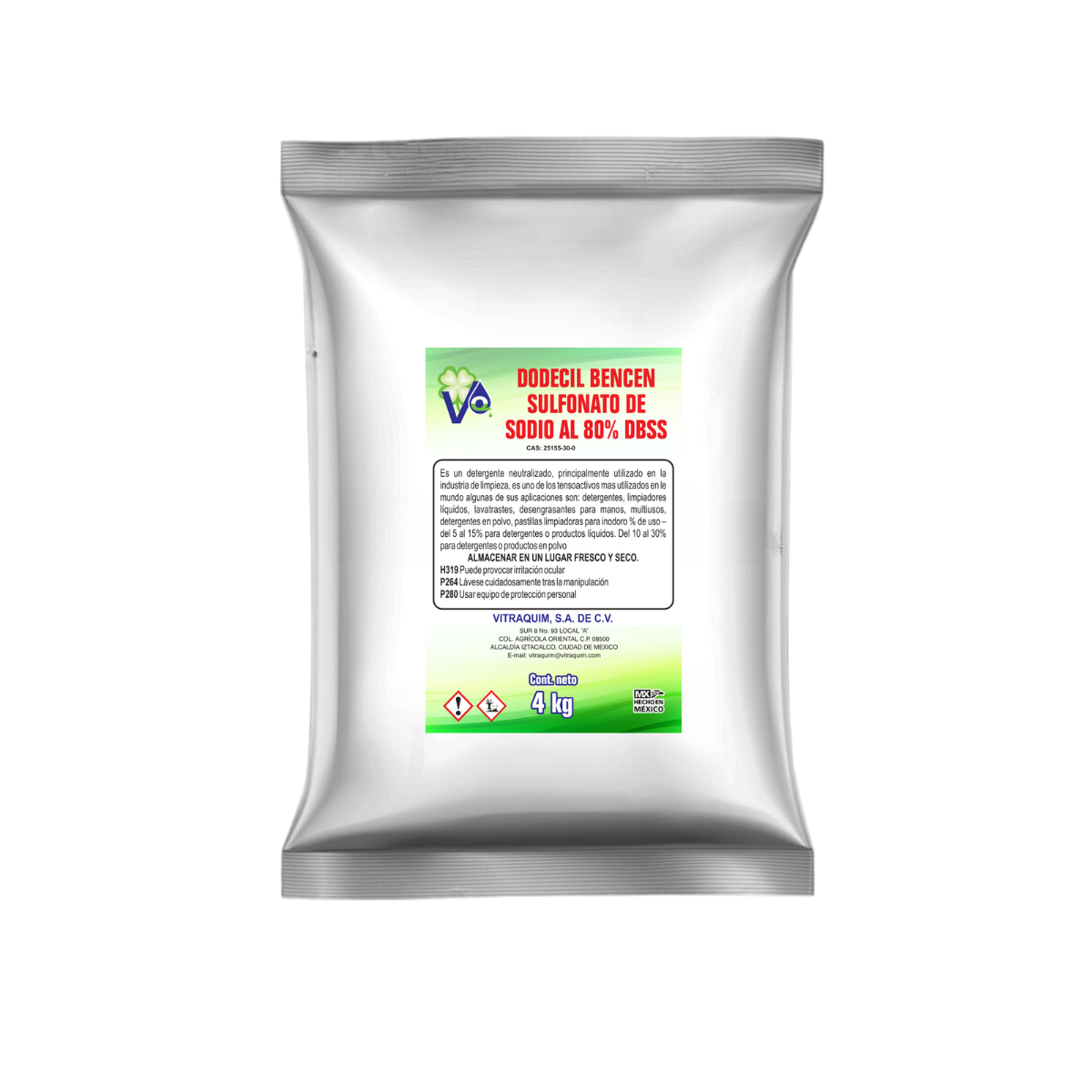 Dbss Dodecil Bencen Sulfonato De Sodio 80% 4K