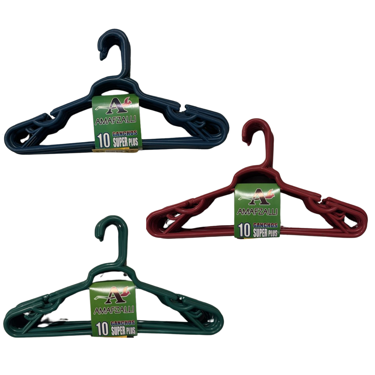 Ganchos Para Ropa Plastico Resistente