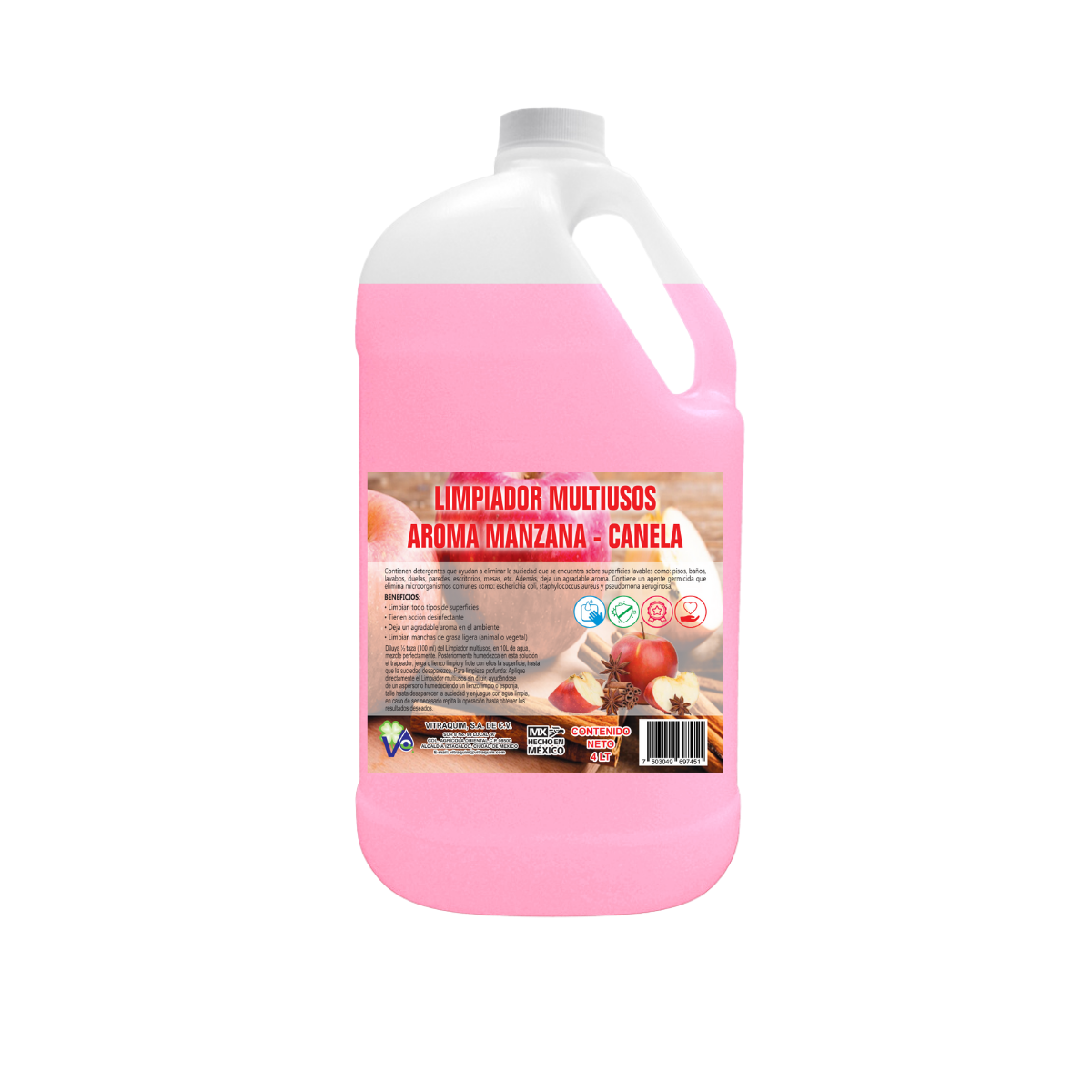 Limpiador Multiusos Manzana-canela 4 L