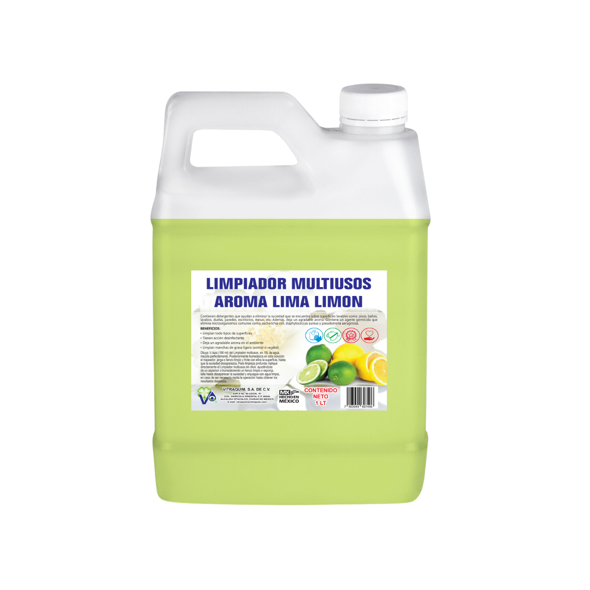 Limpiador Multiusos Lima-limon 1 Litro Hogar