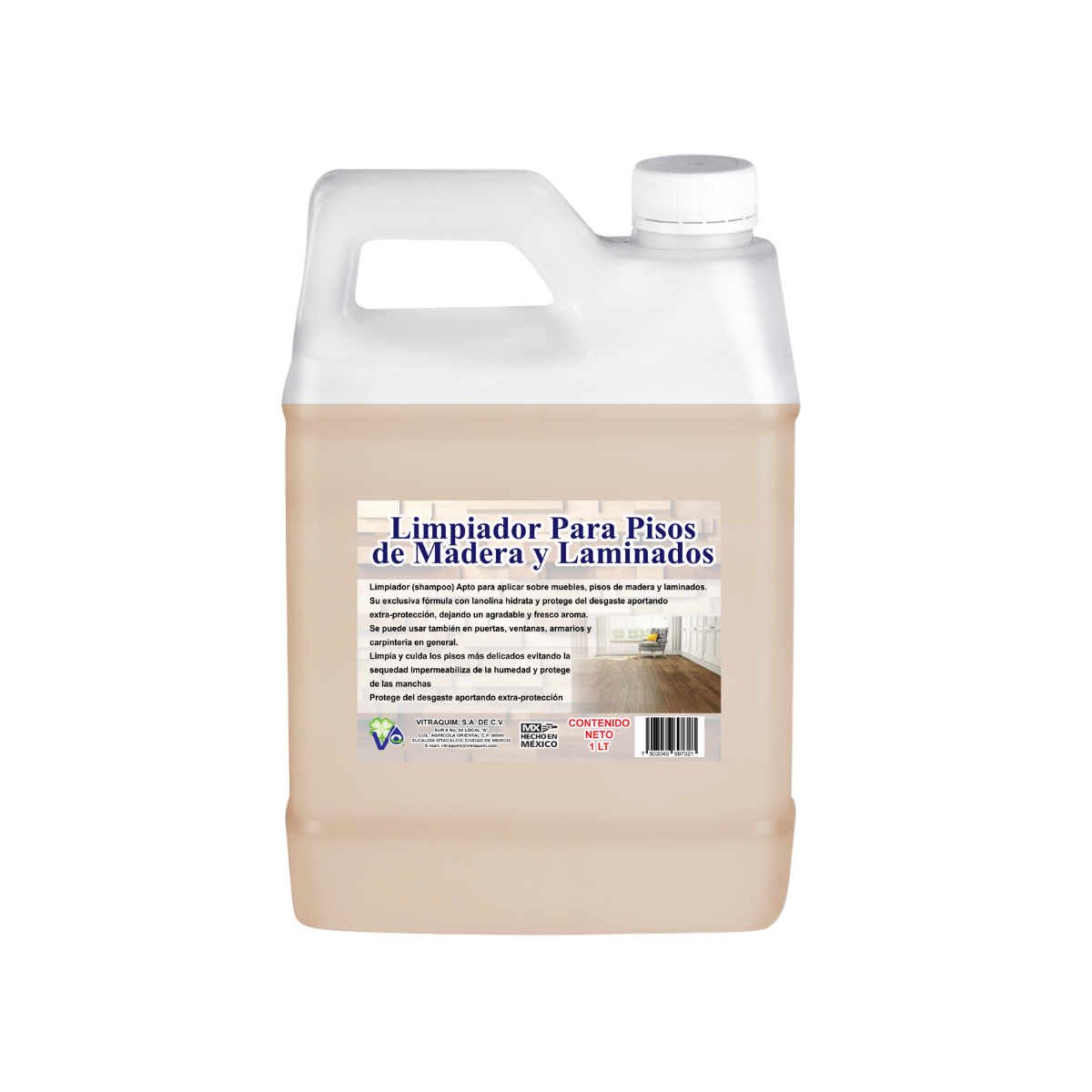 Limpiador De Pisos Madera Vitraquim 1L