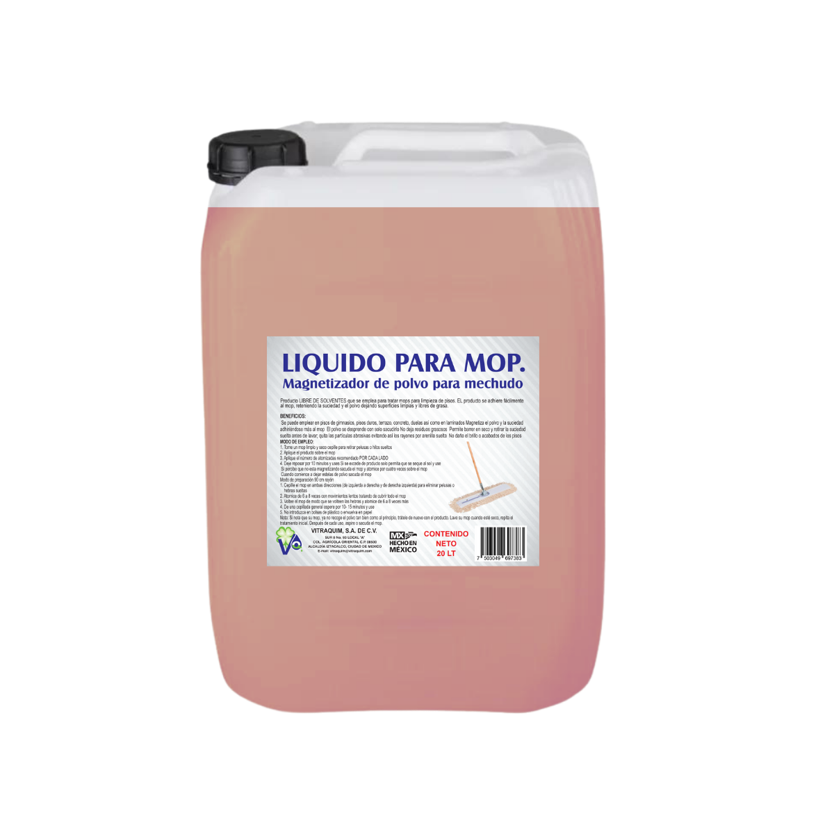 Liquido Para Mop Vitraquim 20 Litro