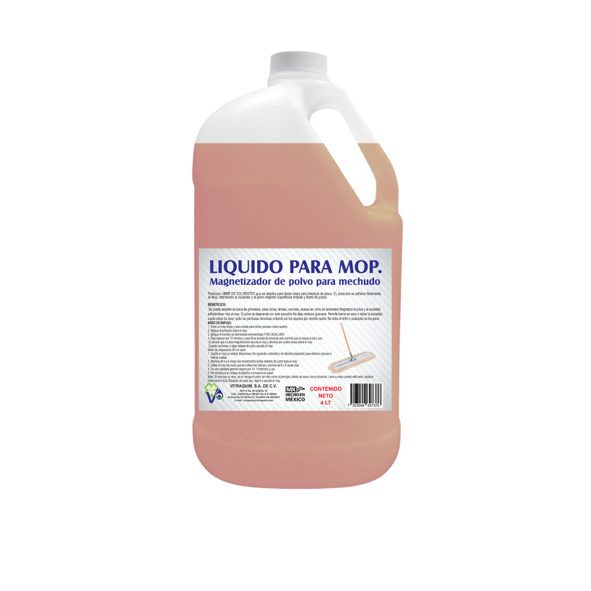 Liquido Para Mop Vitraquim 4Litro