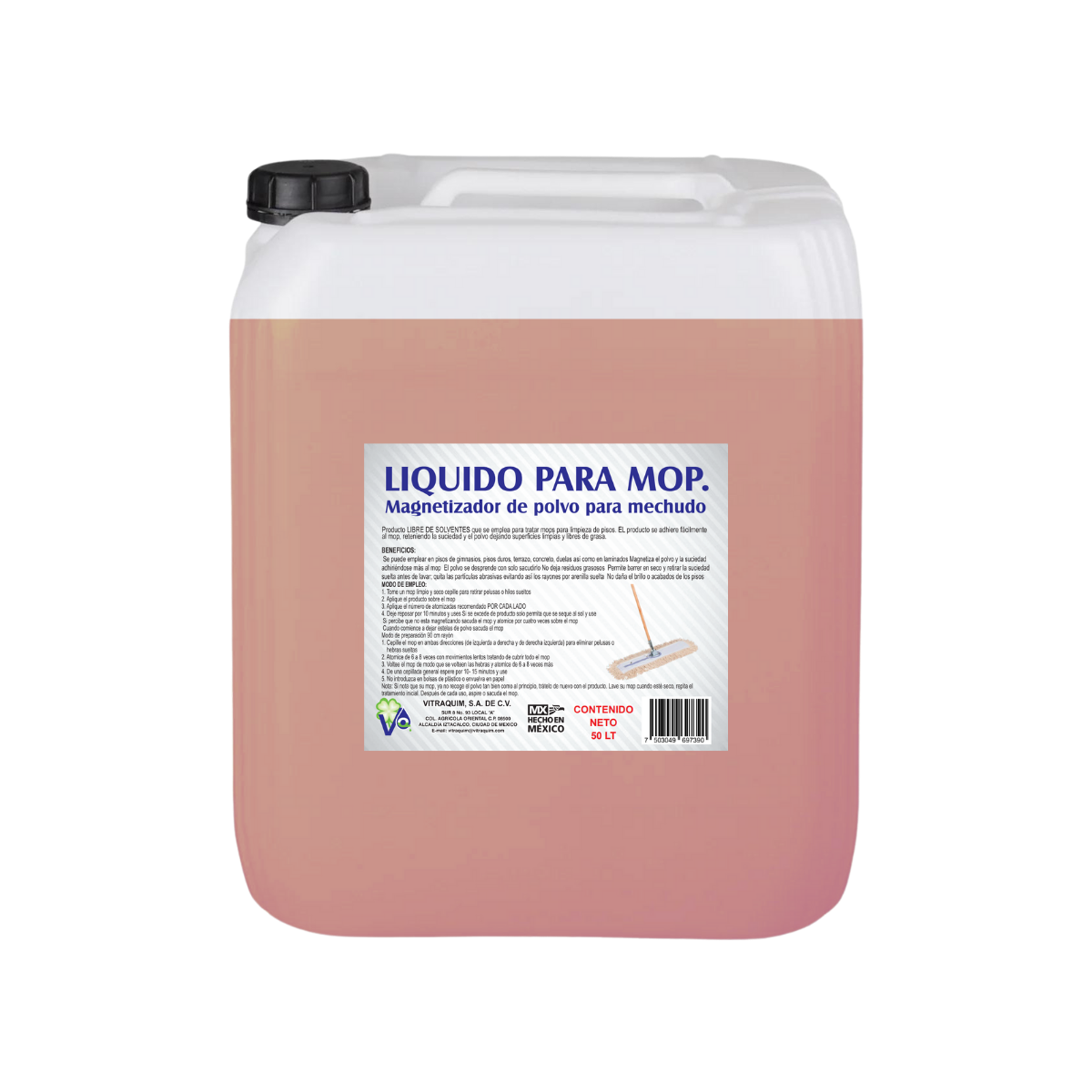Liquido Para Mop Vitraquim 50 Litro