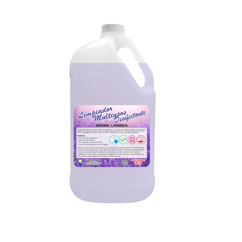 Limpiador Multiusos Desinfectante Lavanda Vitraquim 4L
