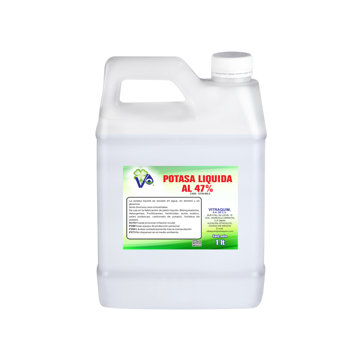 Potasa Liquida Al 47% 1 Litro Vitraquim Materia