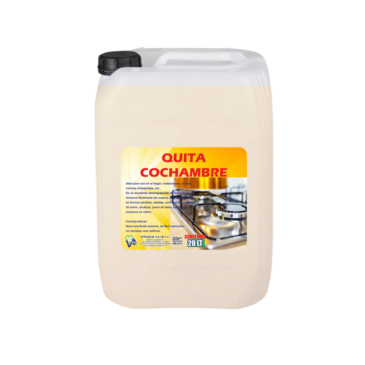 Quita Grasa Industrial Quita Cochambre 20 Litros
