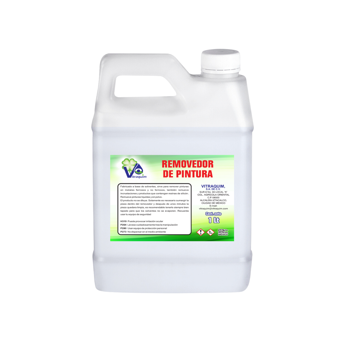 Removedor De Pintura Liquido 1 Litros Vitraquim Industria
