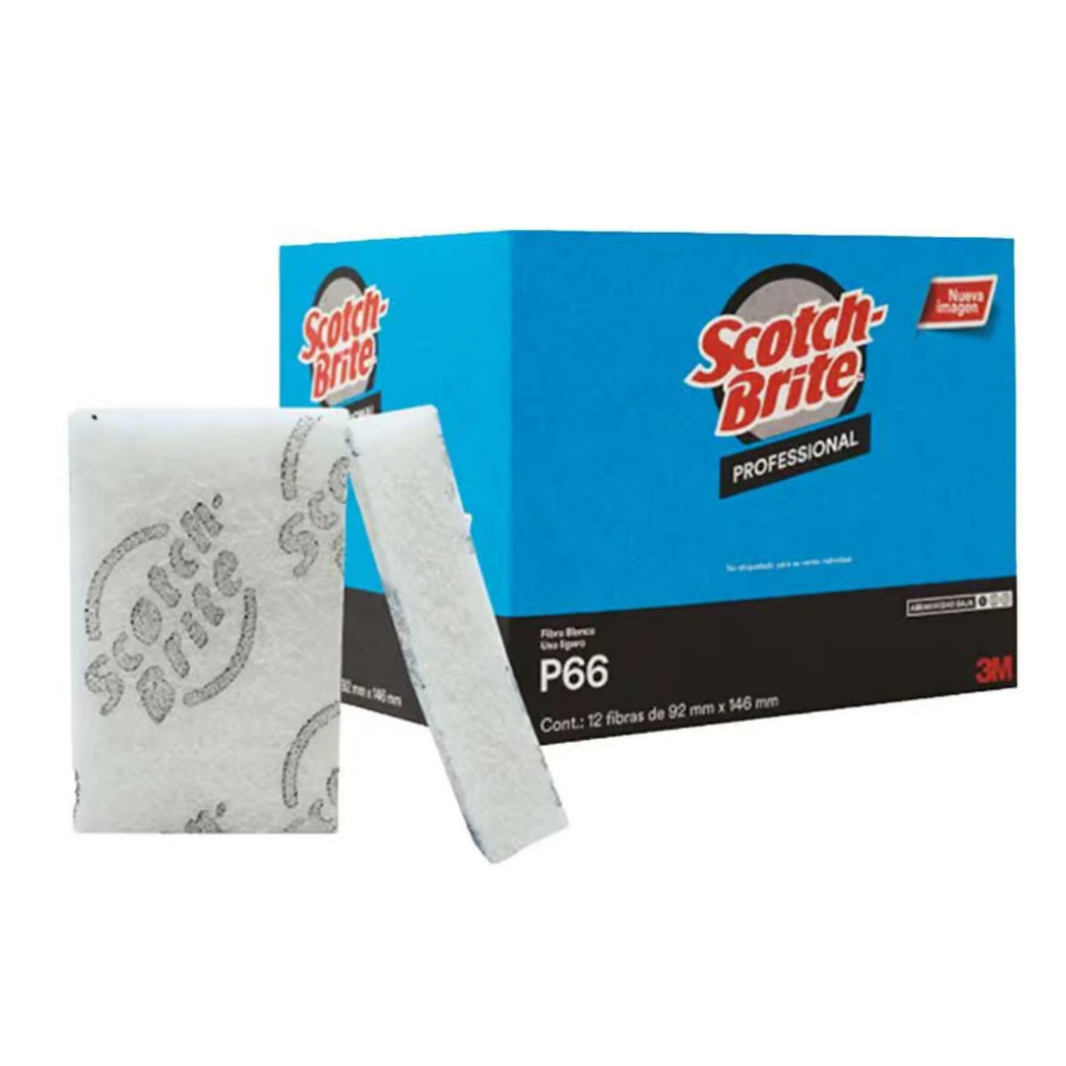 3M Fibra Verde P66 Scotch-Brite 1 Piezas