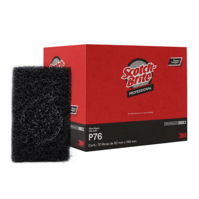 3M Fibra Verde P76 Scotch-Brite 12 Piezas