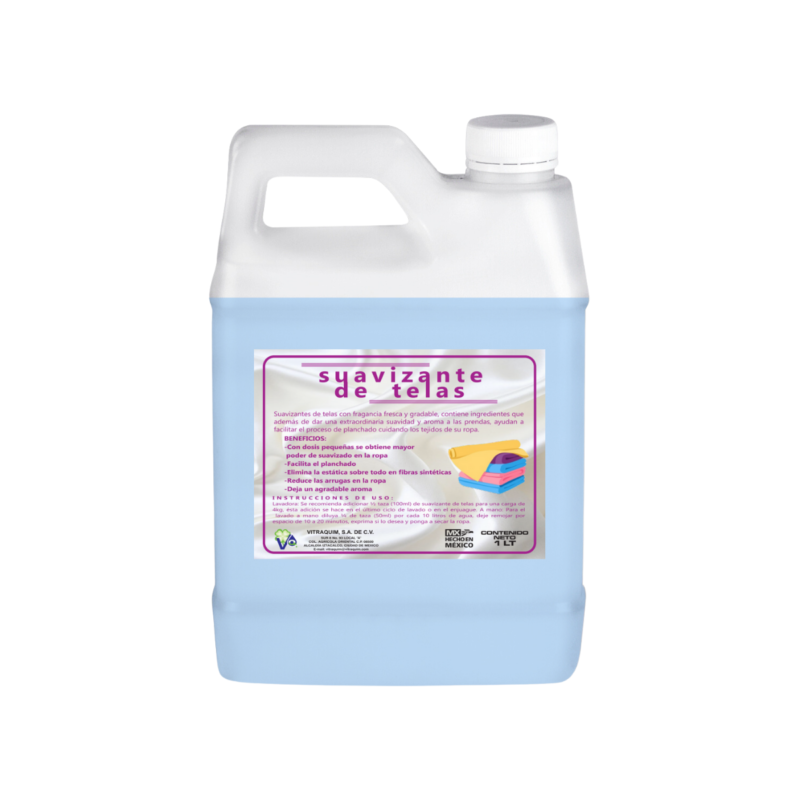 Suavizante De Telas Aroma Jazmin 1 Litros Vitraquim Hogar