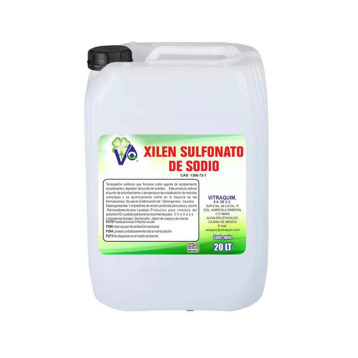 Xilen Sulfonato De Sodio Vitraquim Materia 20 L