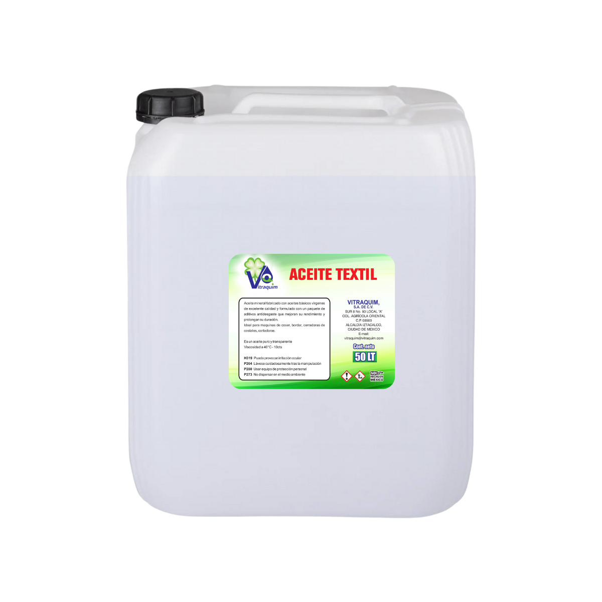 Aceite Textil Vitraquim 50 L