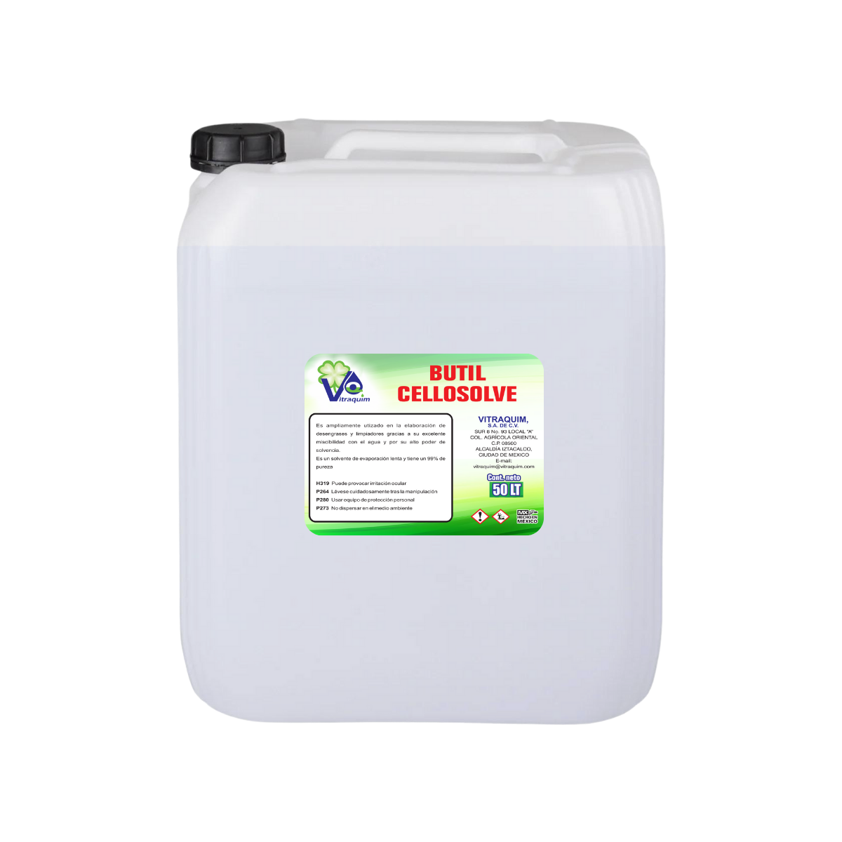 Vitraquim Butil Cello 50 litro.