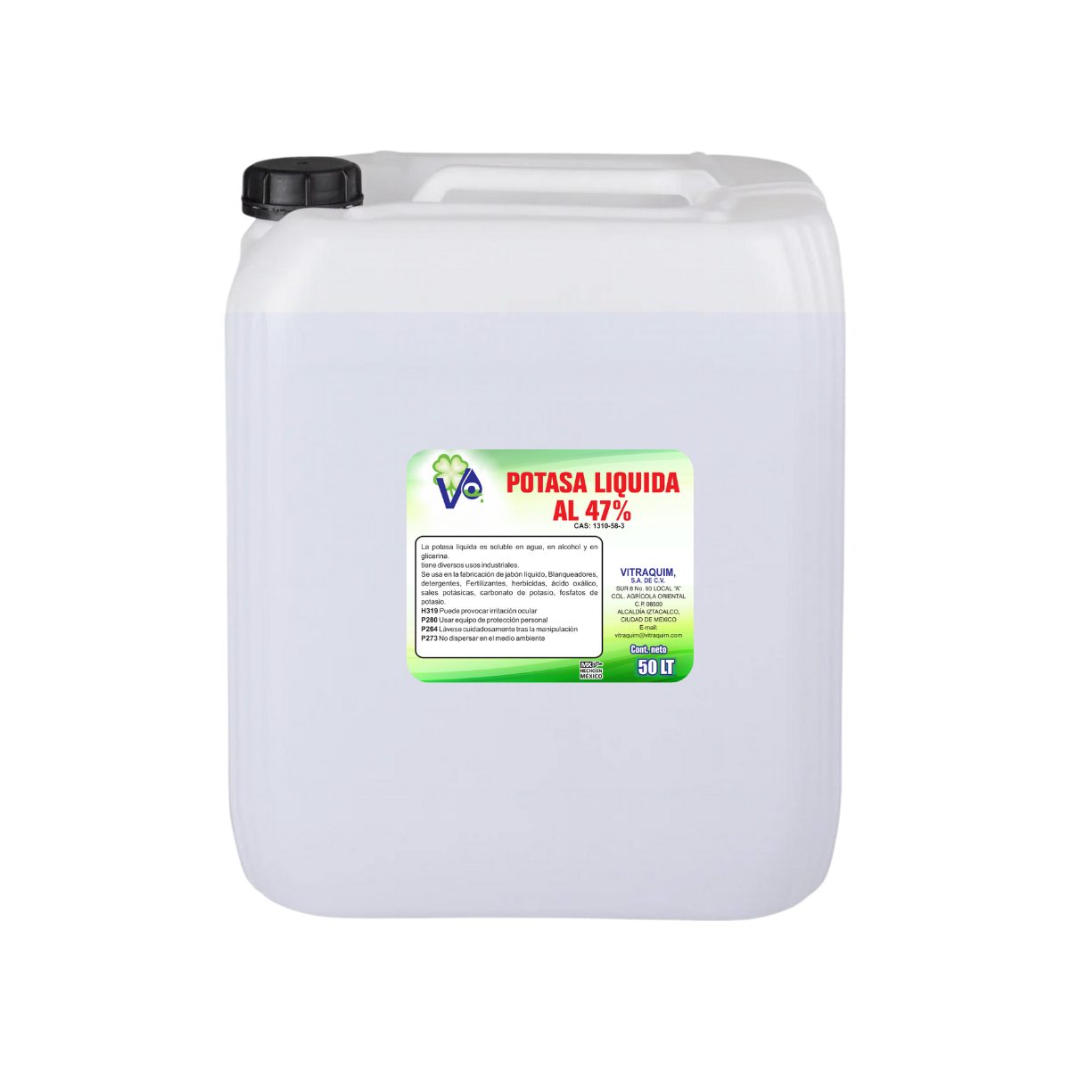 Potasa Liquida Al 47% 50 Litro Vitraquim Materia