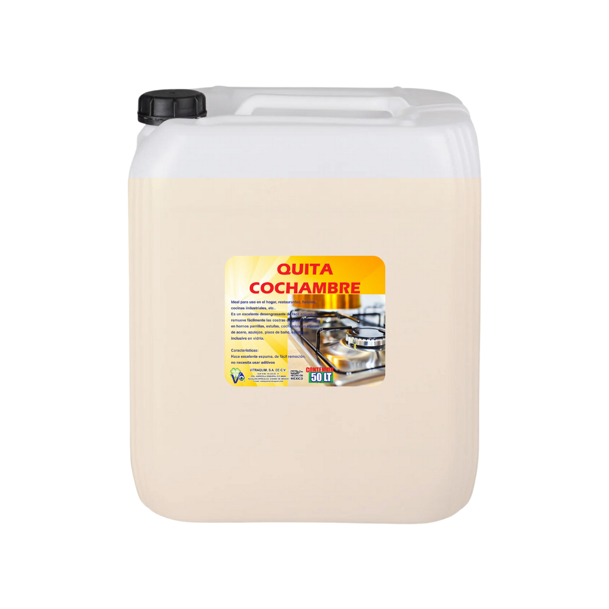 Quita Grasa Industrial Quita Cochambre 50 Litros