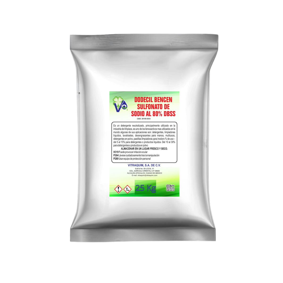 Dbss Dodecil Bencen Sulfonato De Sodio 80% 25K