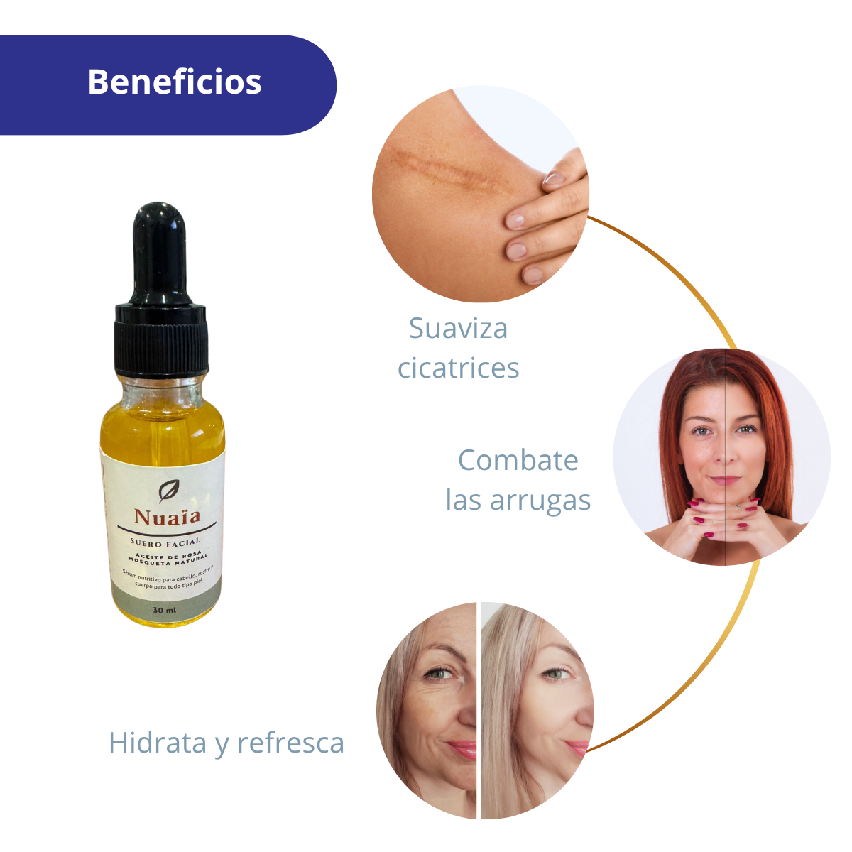 Suero facial rosa mosqueta app