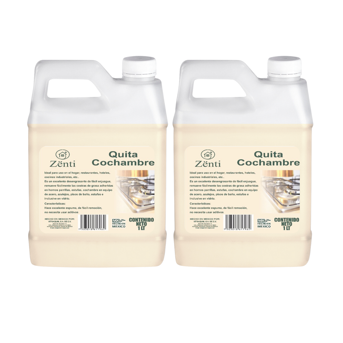 Quita Grasa Industrial Quita Cochambre 2 Litros