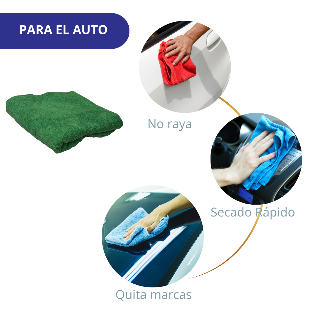 microfibra lavar carros 1pz